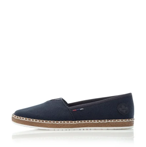 Rieker Slipper Antistress Gummizug blau M2278-14
