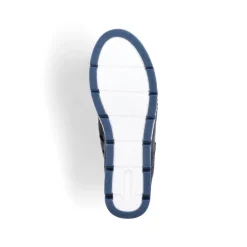 Rieker Slipper Barfußgefühl Glattleder blau S14 49956-14