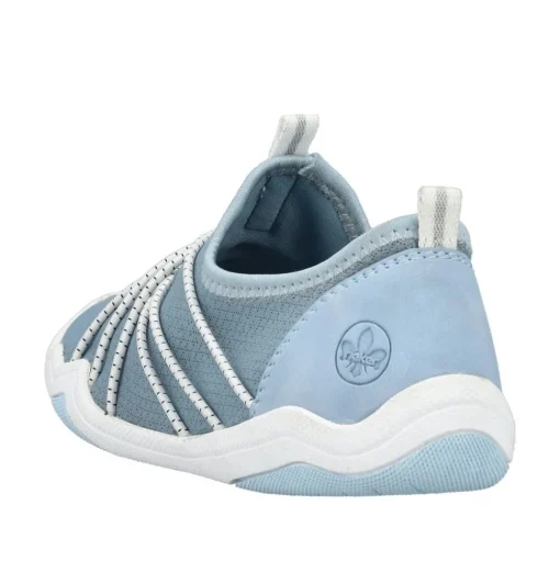 Rieker Slipper barfuss blau S15 45260-10