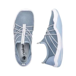 Rieker Slipper barfuss blau S15 45260-10