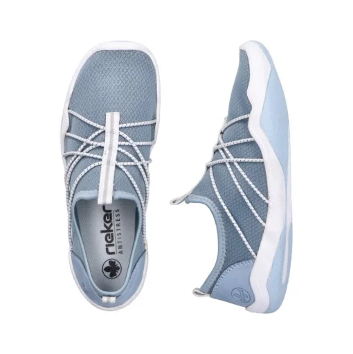 Rieker Slipper barfuss blau S15 45260-10