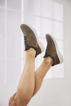 Rieker Slipper beige-braun S14 13150-64