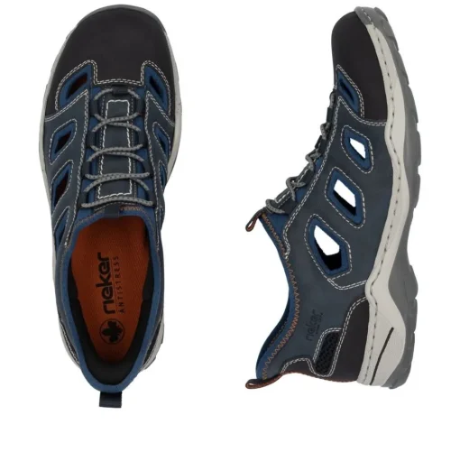 Rieker Slipper blau S15 08078-14