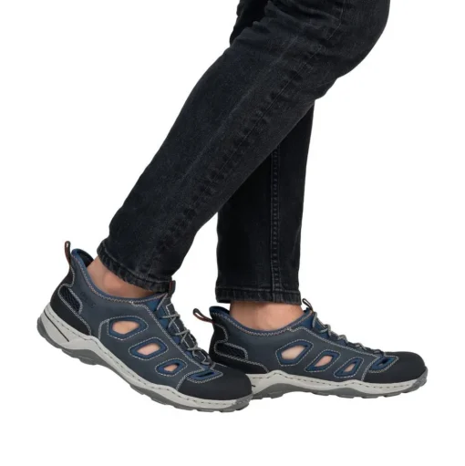 Rieker Slipper blau S15 08078-14