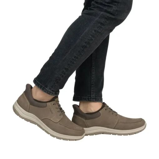 Rieker Slipper braun Leder S15 03656-24