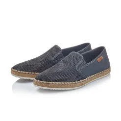 Rieker Slipper Gummizug blau B5265-14