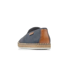 Rieker Slipper Gummizug blau B5265-14
