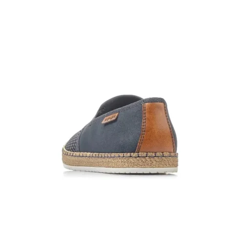 Rieker Slipper Gummizug blau B5265-14