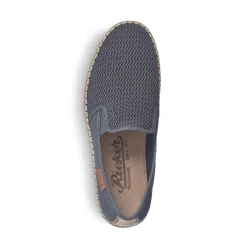 Rieker Slipper Gummizug blau B5265-14