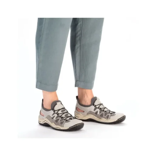 Rieker Slipper Gummizug grau S14 L0539-40