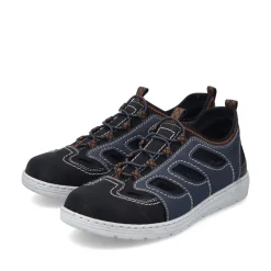 Rieker Slipper H - Weite extraweit blau S14 08665-14
