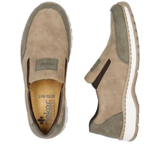Rieker Slipper H-Weite Extraweit beige S14 03354-64