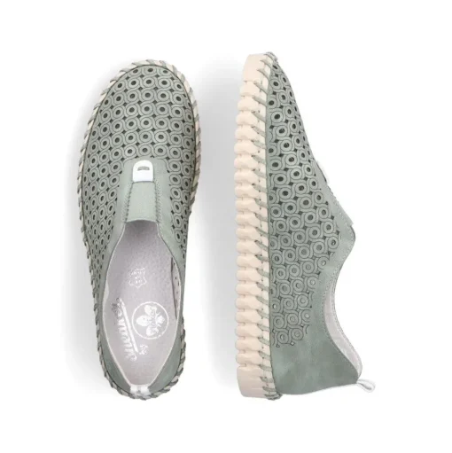 Rieker Slipper khaki S14 N1963-52