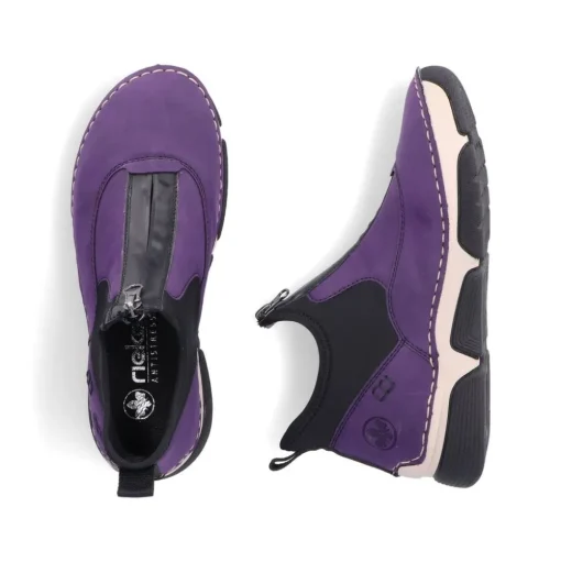 Rieker Slipper lila S24 45953-30