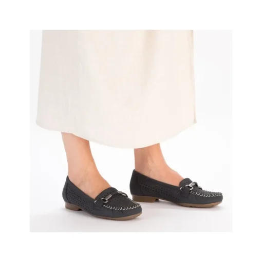 Rieker Slipper Loafer blau S14 40065-15