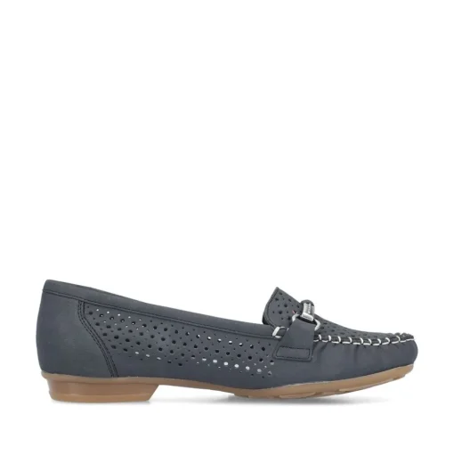 Rieker Slipper Loafer blau S14 40065-15