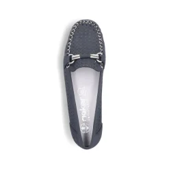 Rieker Slipper Loafer blau S14 40065-15