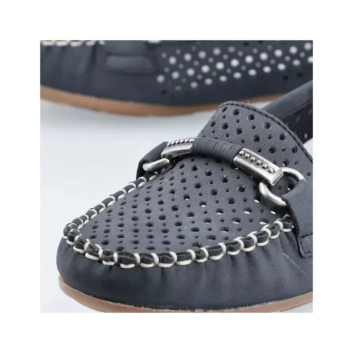 Rieker Slipper Loafer blau S14 40065-15