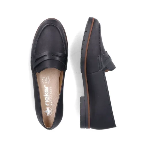Rieker Slipper Loafer schwarz S14 45300-00