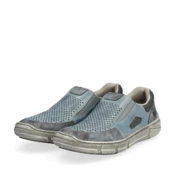 Rieker Slipper schieferblau H - Weite Extraweit S14 04051-12