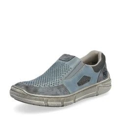 Rieker Slipper schieferblau H - Weite Extraweit S14 04051-12