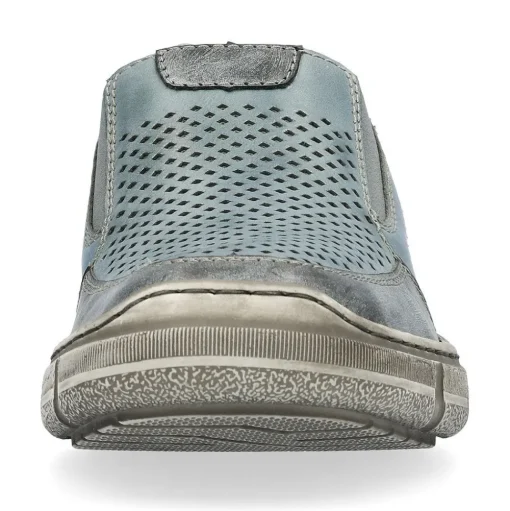 Rieker Slipper schieferblau H - Weite Extraweit S14 04051-12