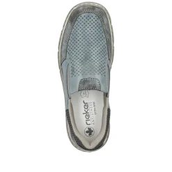 Rieker Slipper schieferblau H - Weite Extraweit S14 04051-12
