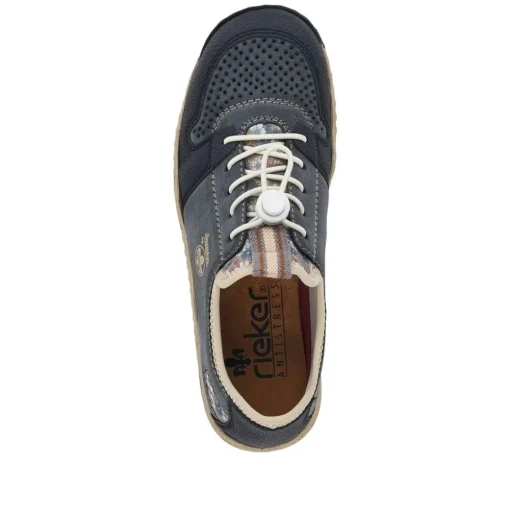 Rieker Slipper Sneaker blau S14 L0538-14
