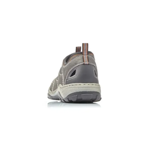 Rieker Slipper Sneaker Gummizug Trekking Antistress grau 08065-02