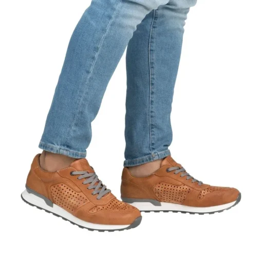Rieker Sneaker braun Leder  S15U0312-24