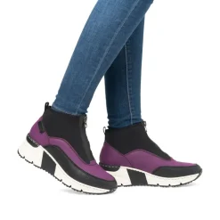 Rieker Sneaker high lila S24 N6352-30