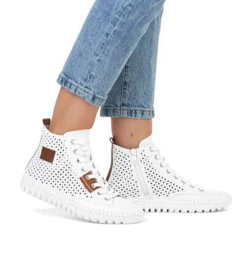 Rieker Sneaker High Top weiss S14 M2301-80