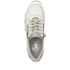 Rieker Sneaker Leder Extraweite cremeweiss S14 N1100-80