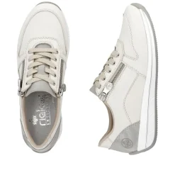 Rieker Sneaker Leder Extraweite cremeweiss S14 N1100-80
