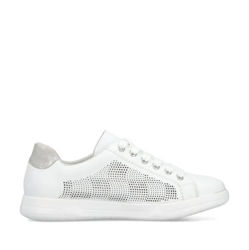 Rieker Sneaker Leder weiß S14 45606-80