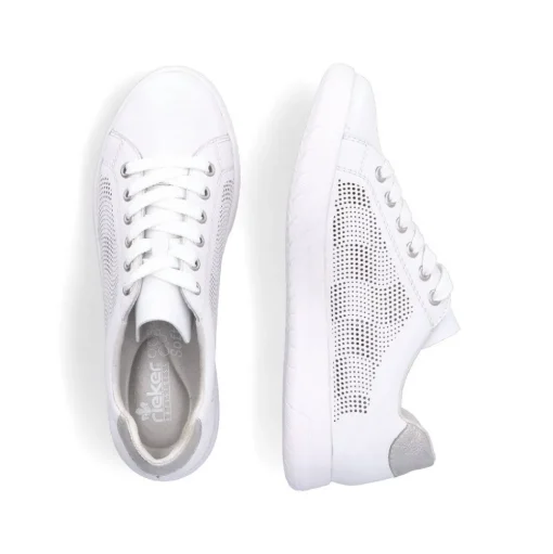Rieker Sneaker Leder weiß S14 45606-80