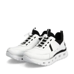 Rieker Sneaker Schlüpfschuh Komfortweite G weiss S14 M6062-80