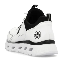 Rieker Sneaker Schlüpfschuh Komfortweite G weiss S14 M6062-80