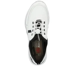 Rieker Sneaker Schlüpfschuh Komfortweite G weiss S14 M6062-80