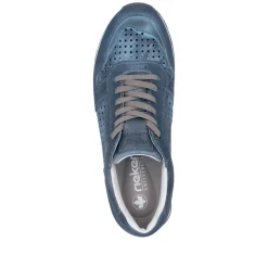 Rieker Sneaker Schnürschuh blau S15 U0312-12