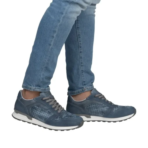 Rieker Sneaker Schnürschuh blau S15 U0312-12