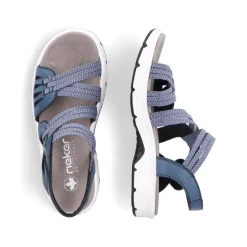 Rieker Trekkingsandale blau S14 V9871-14