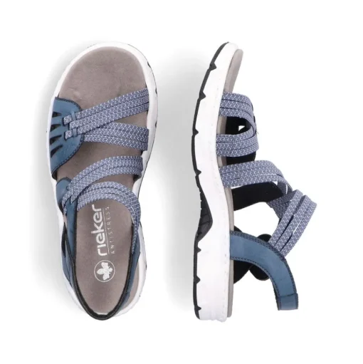 Rieker Trekkingsandale blau S14 V9871-14