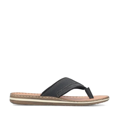 Rieker Zehentrenner Flip Flop anthrazit schwarz S14 21084-00