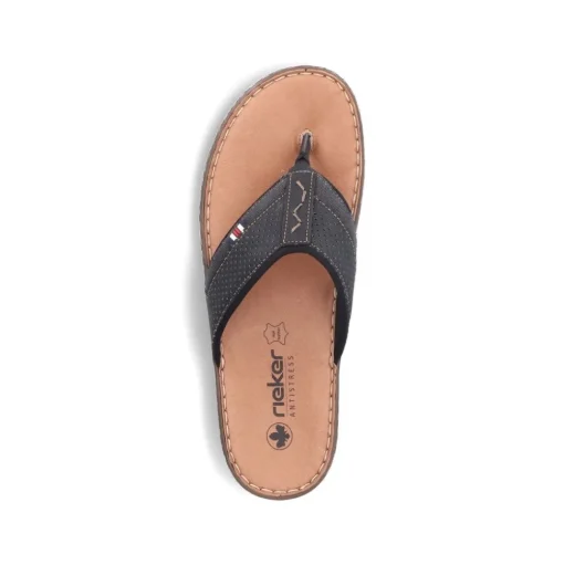 Rieker Zehentrenner Flip Flop anthrazit schwarz S14 21084-00