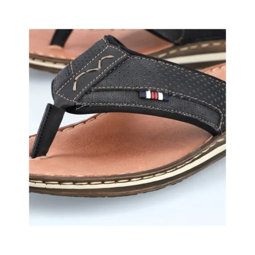 Rieker Zehentrenner Flip Flop anthrazit schwarz S14 21084-00