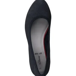 s. Oliver Damen Pumps klassisch schwarz, blau S14 5-22301-41