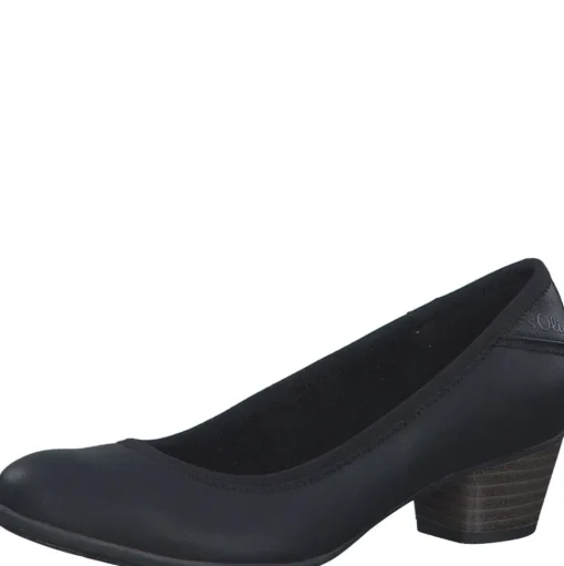s. Oliver Damen Pumps klassisch schwarz, blau S14 5-22301-41
