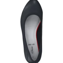 s. Oliver Damen Pumps klassisch schwarz, blau S14 5-22301-41