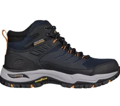 Skechers Herren Relaxed Fit: Arch Fit Dawson TEX - Raveno blau/schwarz S23 204634
